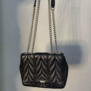 Kate Spade Black Quilted Chain Shoulder Bag